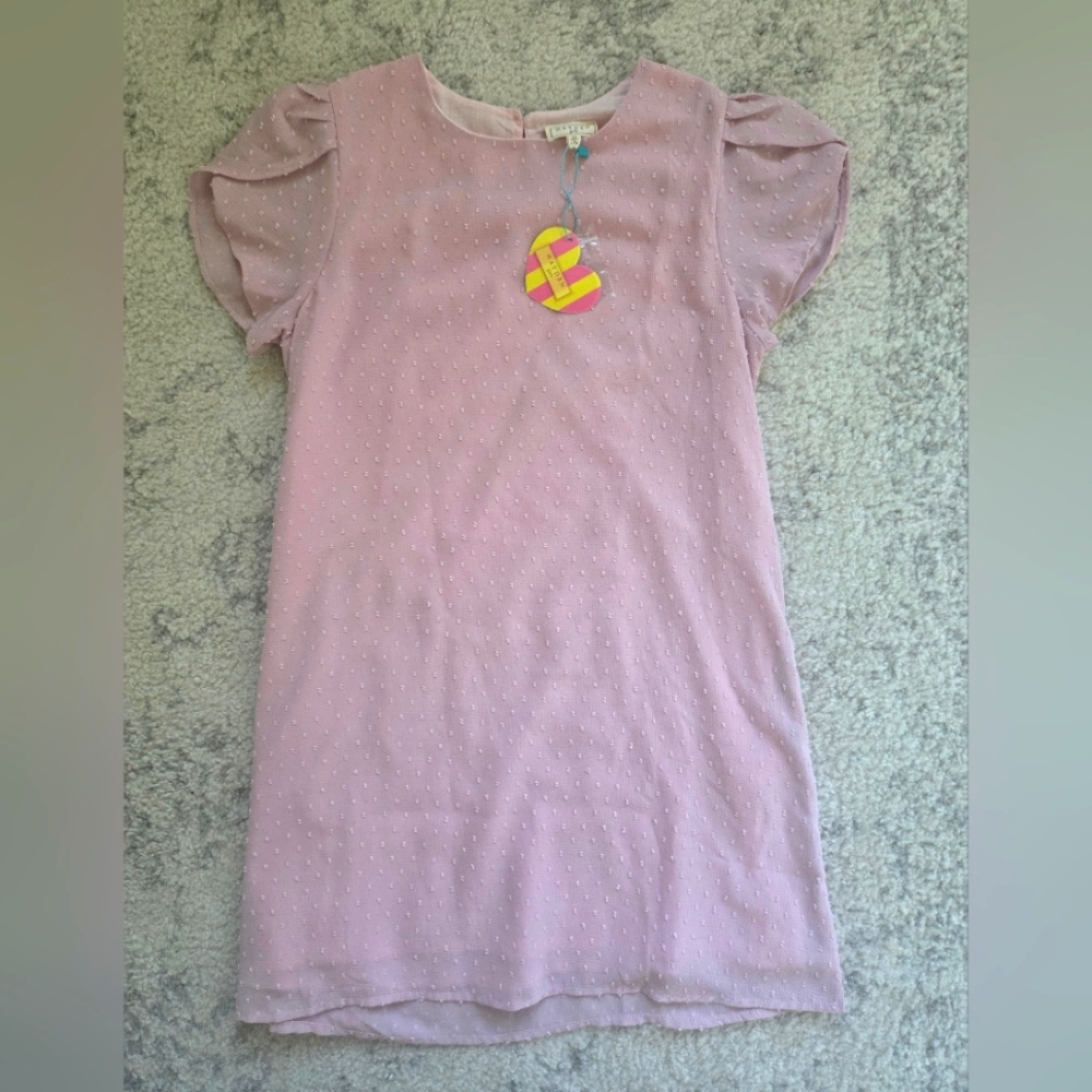 Hayden Girls Swiss Dot Shift Dress